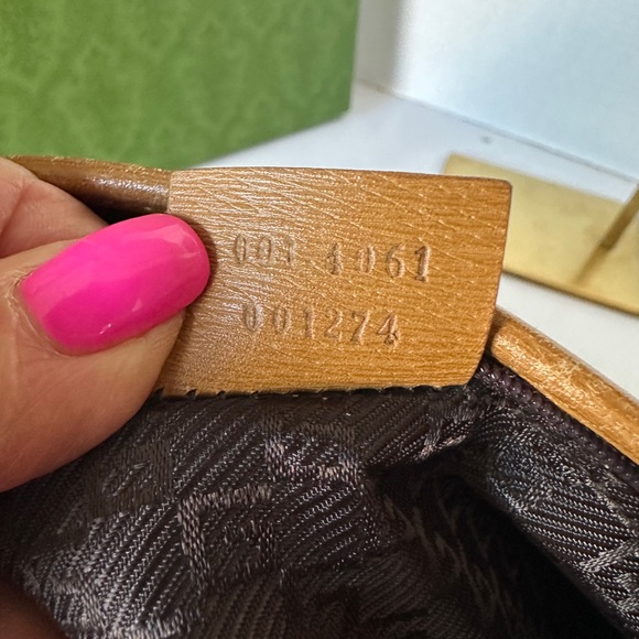 🛑DROP PRICE🛑AUTHENTIC Bamboo Jackie Shoulder Bag In Leather. - Picture 6 of 17